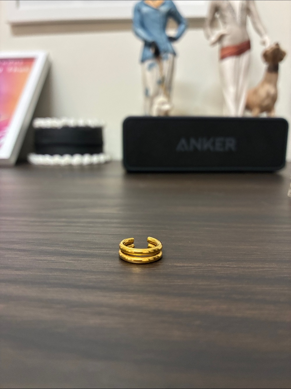 Gold Double-Band Ear Cuff